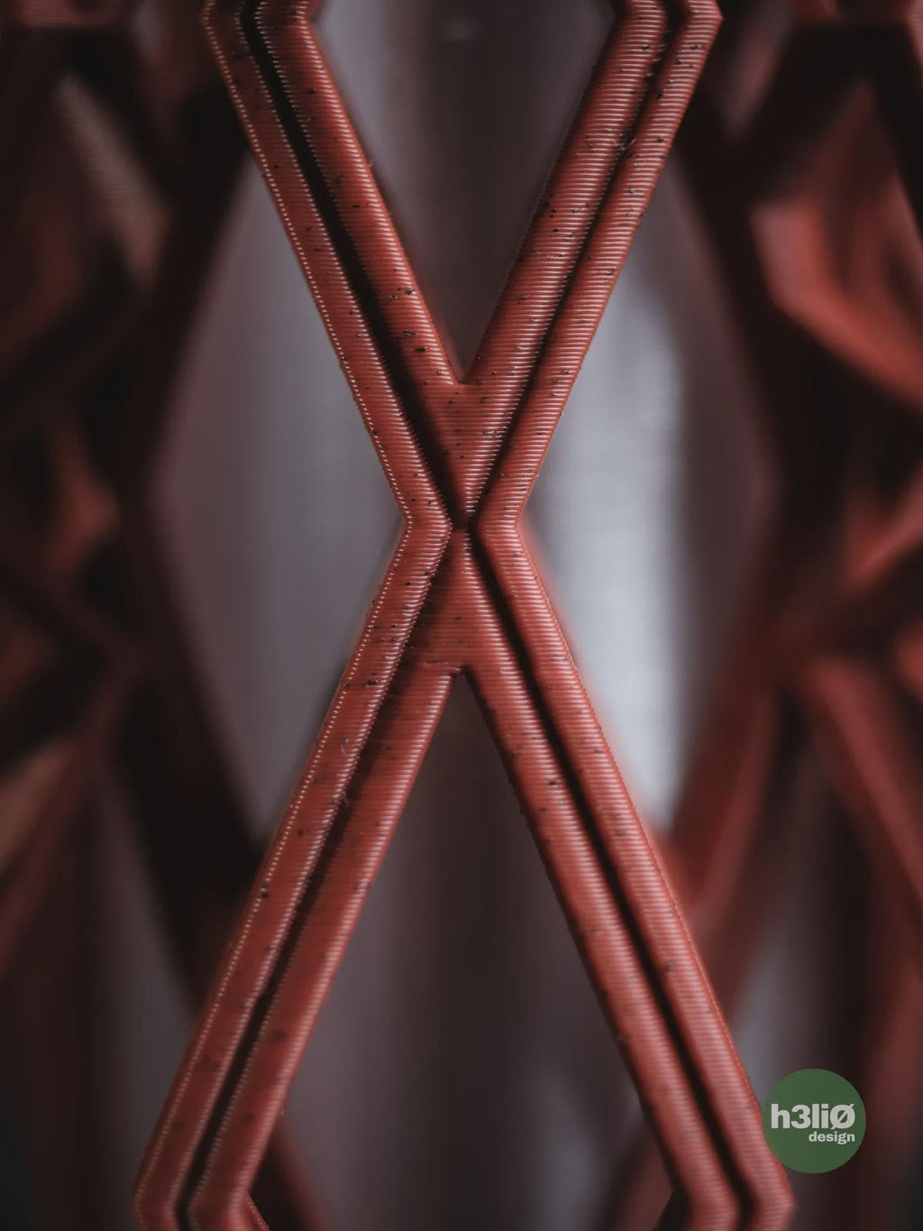 Cylink Geometric Vase, 3D printed in PLA, view 13 of 13