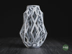 Cylink Geometric Vase, 3D printed in PLA, view 6 of 13