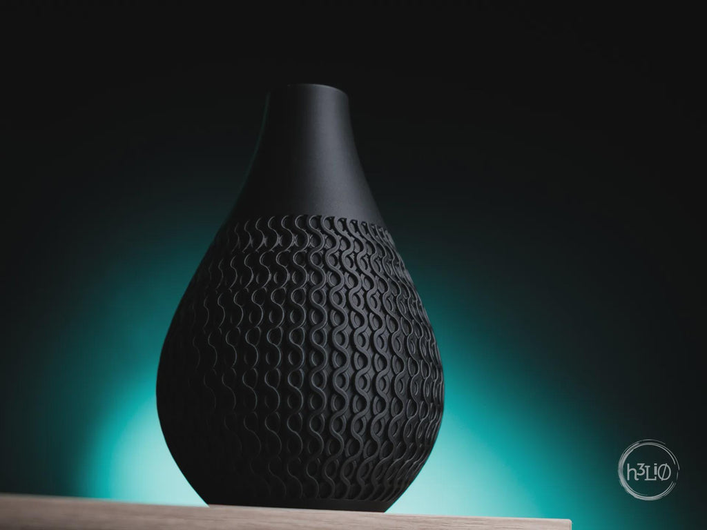 Echo Geometric Vase, 3D printed in PLA, view 8 of 8