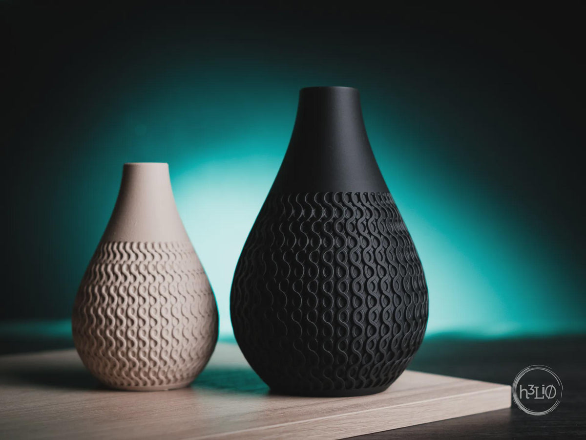 Echo Geometric Vase, 3D printed in PLA, view 4 of 8