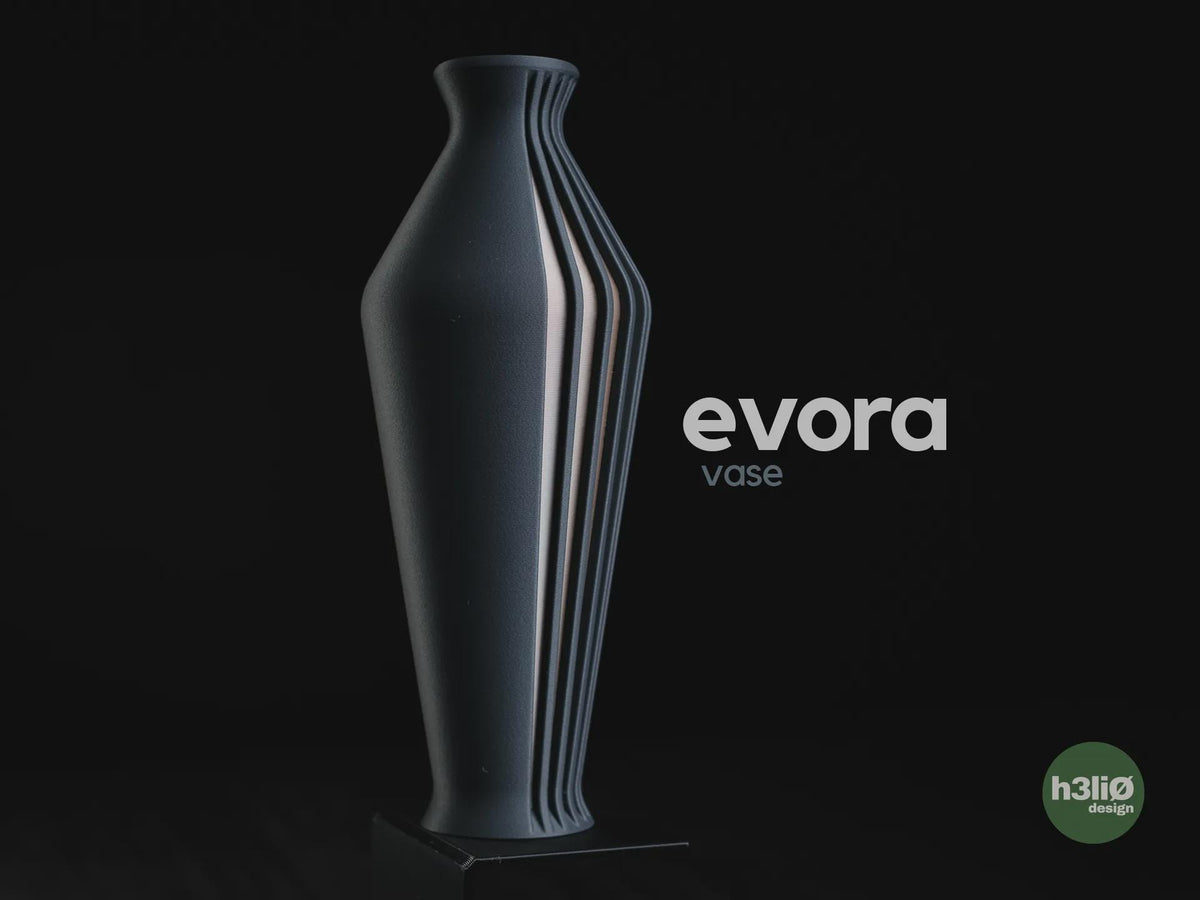 Evora Geometric Vase, 3D printed in PLA