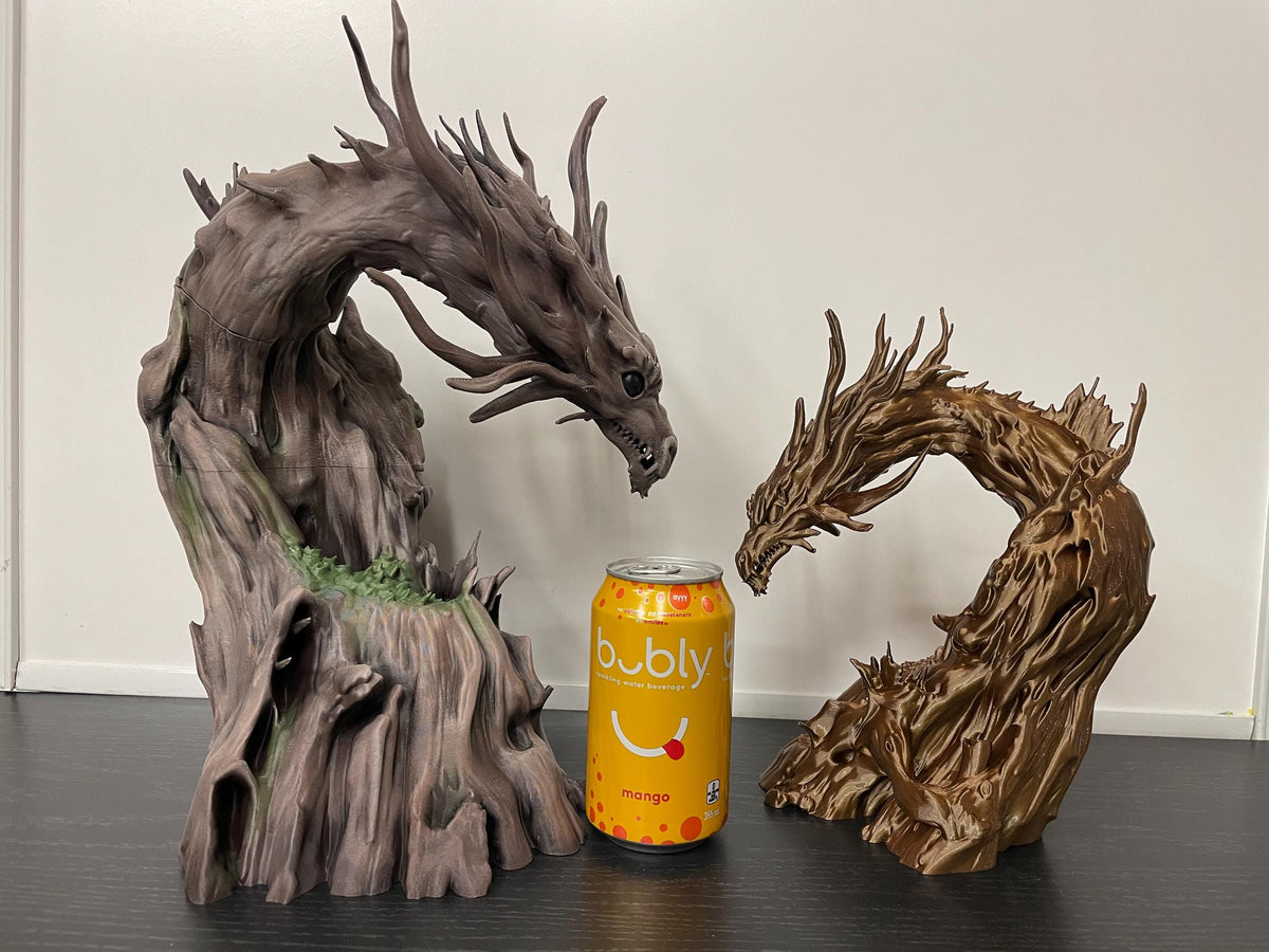 Driftwood Dragon, 3D printed in PETG, view 6 of 13