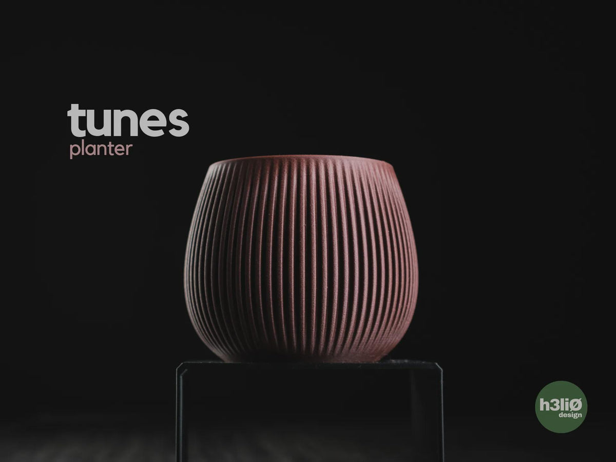 Tunes Geometric Planter, 3D printed in PLA Main image