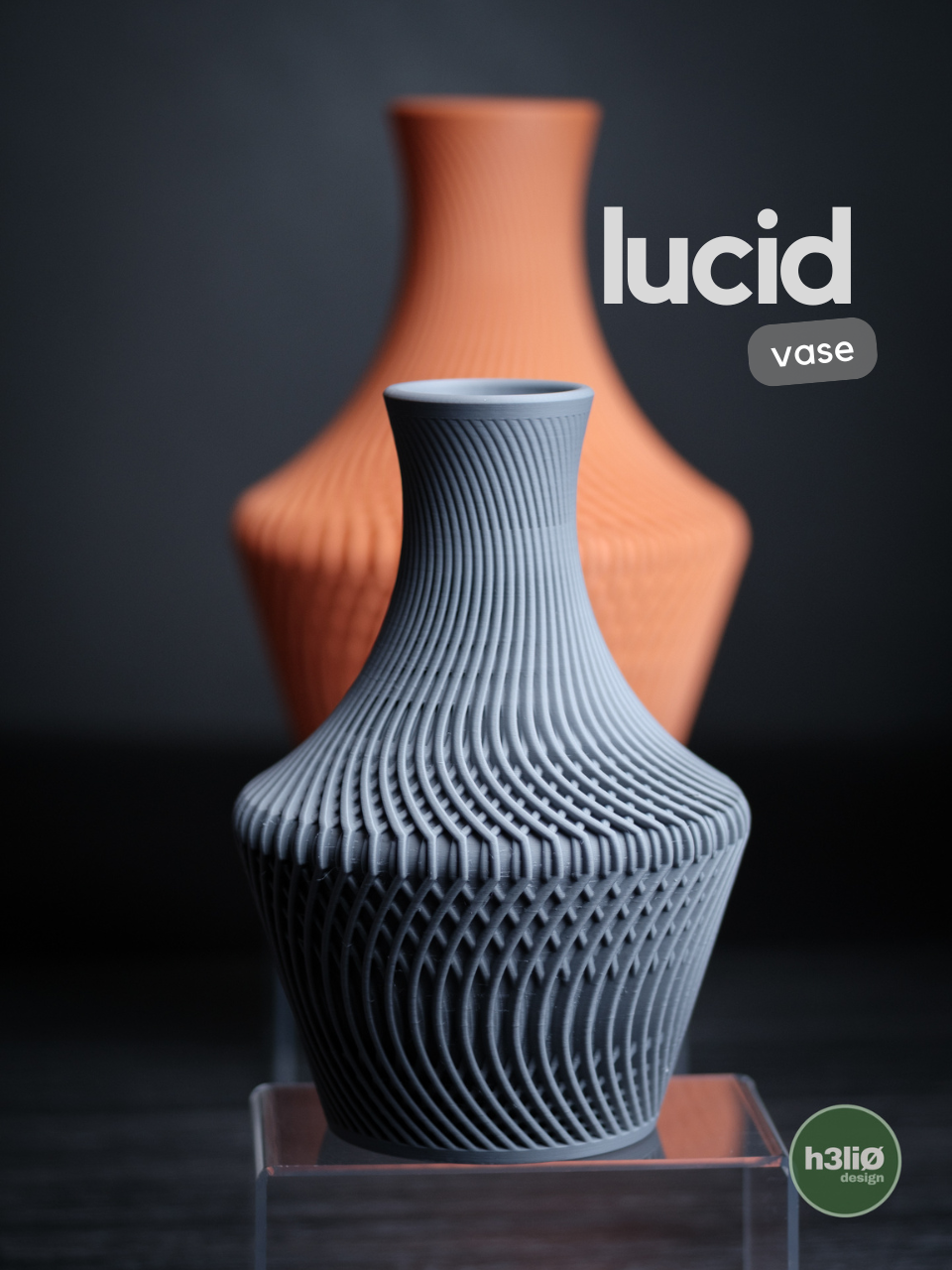 Lucid Sculptural Vase Secondary image