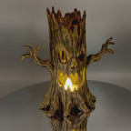 Haunted Hollow Stump painted display example